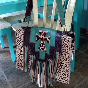 Holy Cow Couture Leather tote